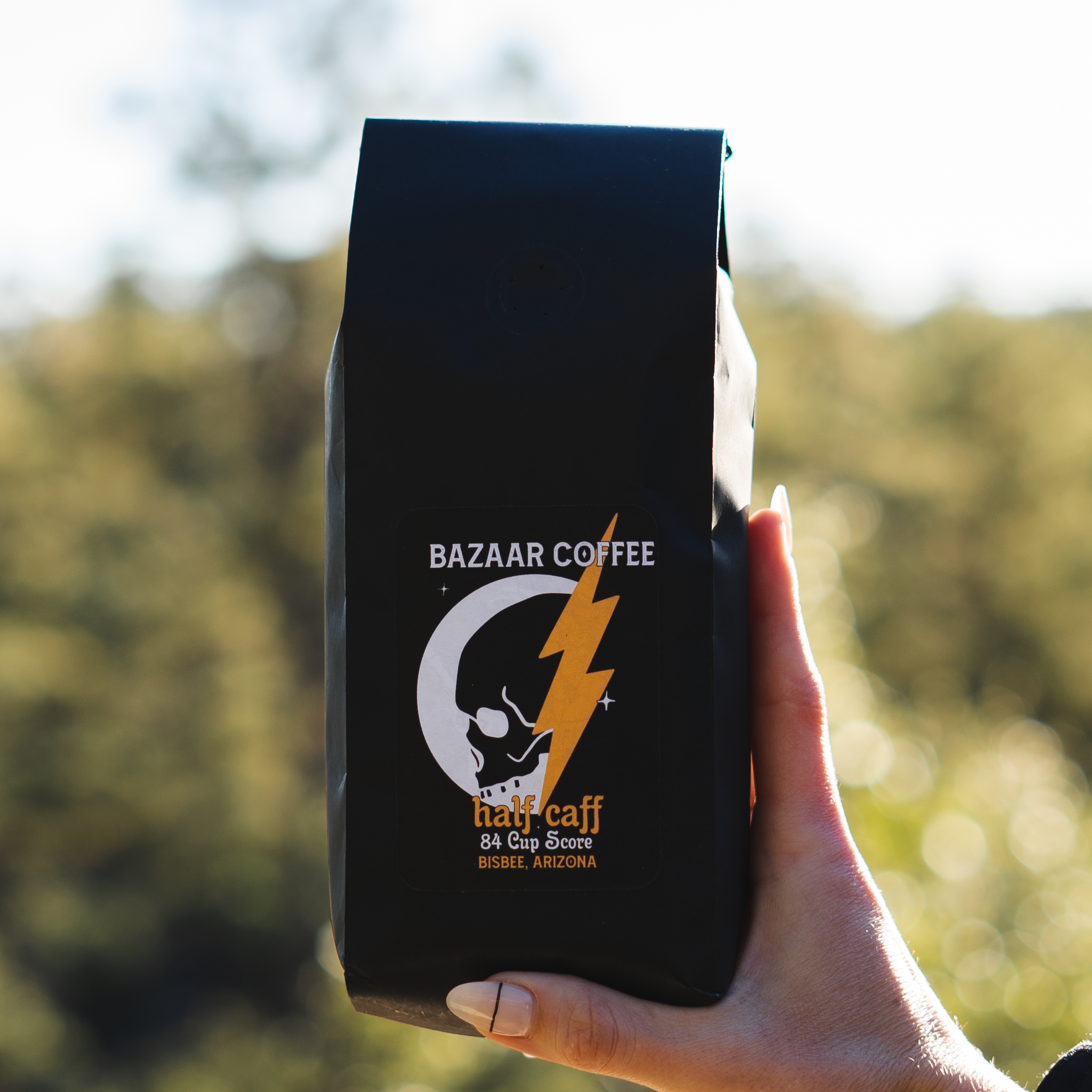 BAZAAR COFFEE HALF CAFF WHOLE BEAN SPECIALTY COFFEE